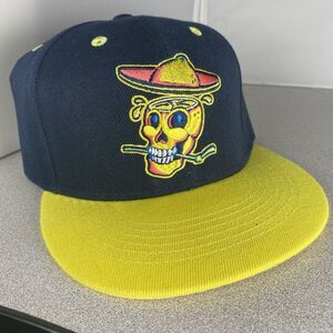 Lynchburg Hillcats Copa de la Diversi Hat Baseball Cap Skull Skeleton Strapback